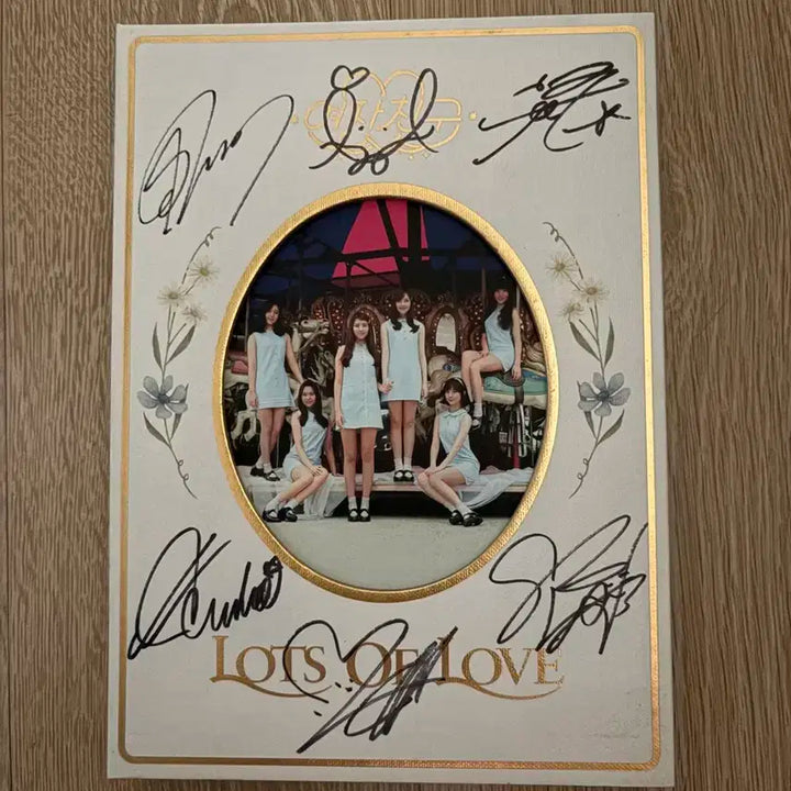 여자친구 Lots of Love 친필 싸인 앨범 CD 비매 품