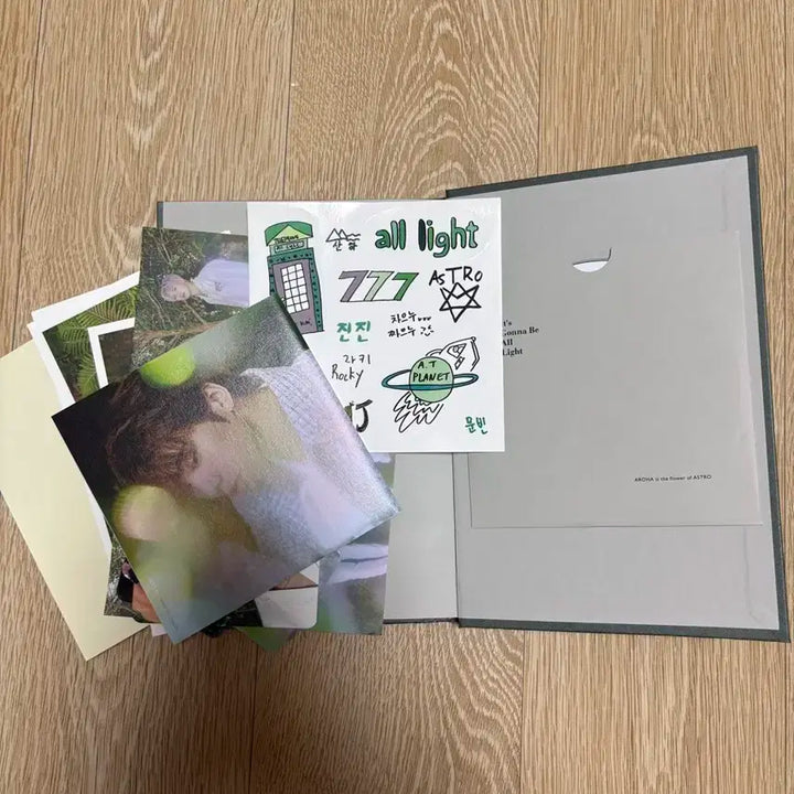 아스트로 All Light 앨범 친필싸인 CD 비매 품