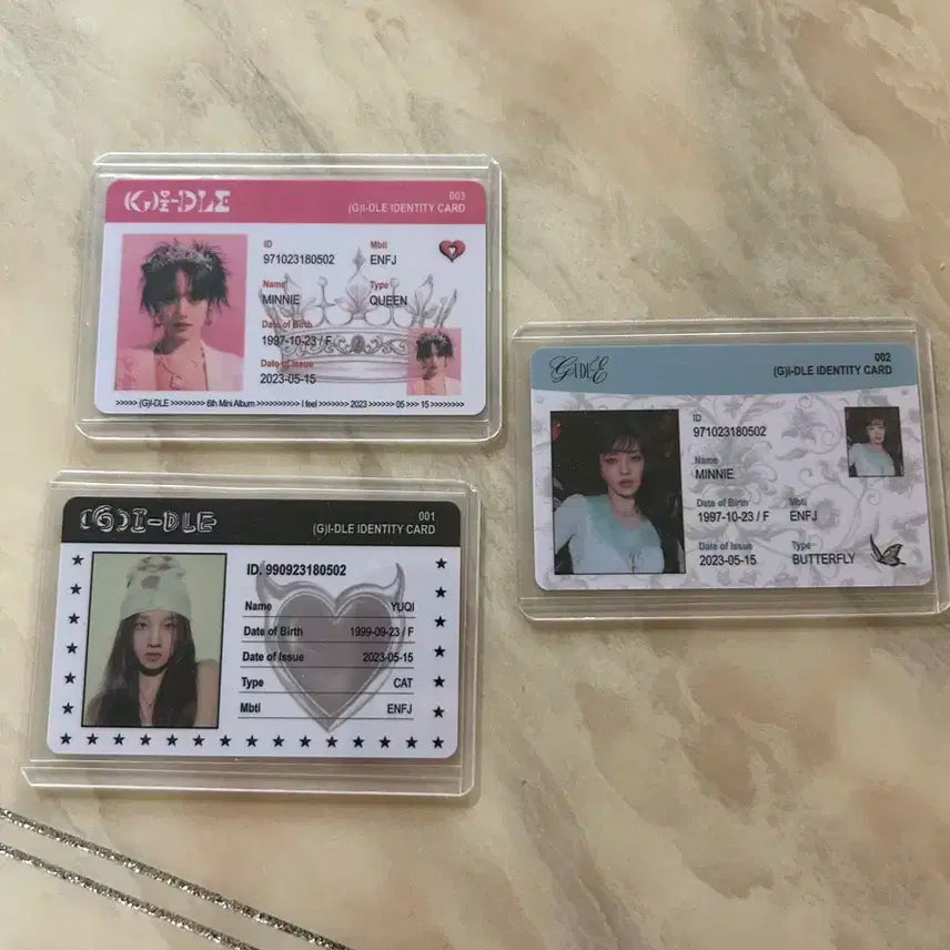 (여자)아이들 포토카드 (택미포)