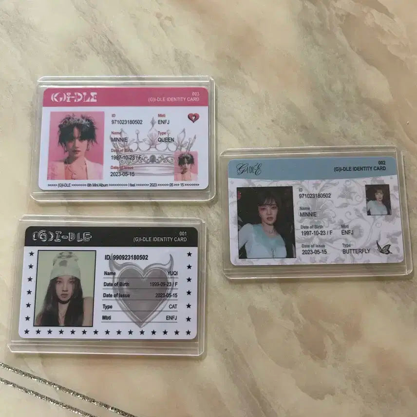 (여자)아이들 포토카드 (택미포)