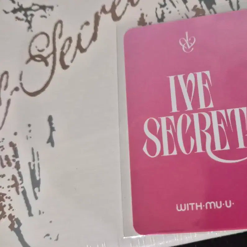 아이브 IVE Secret 한정반 특전 포토카드 Withmuu 이서