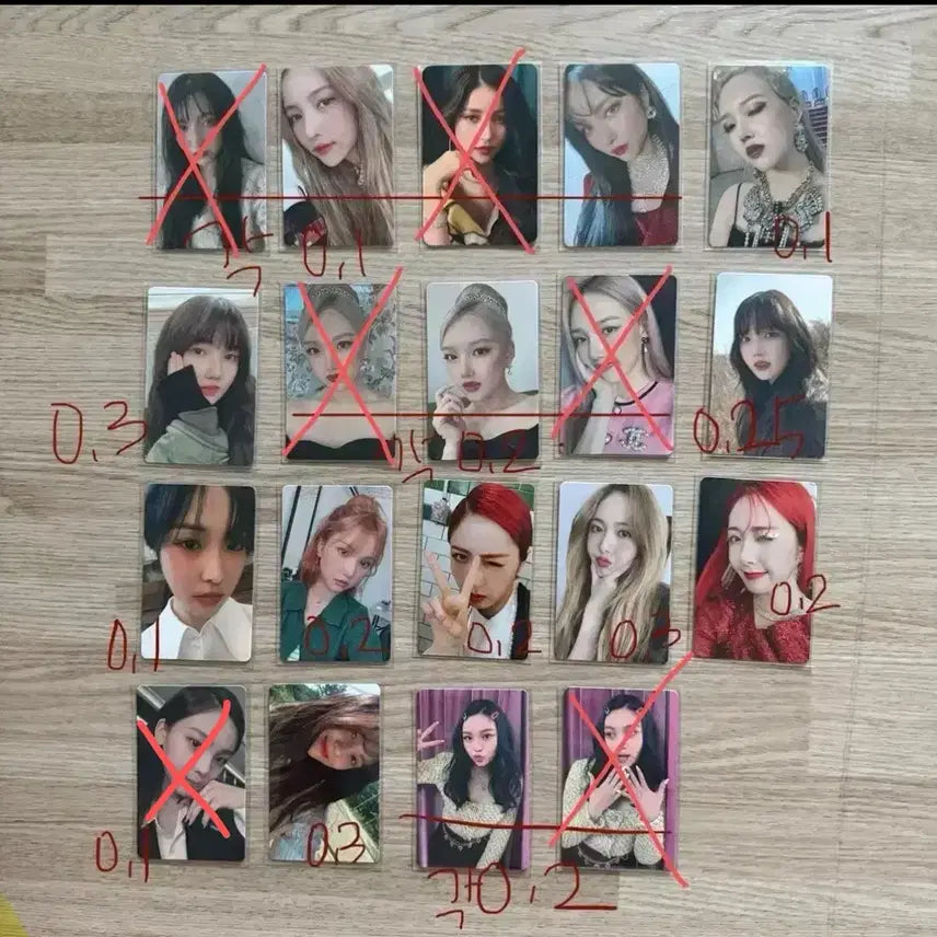 여자친구 포카 일괄 2.3