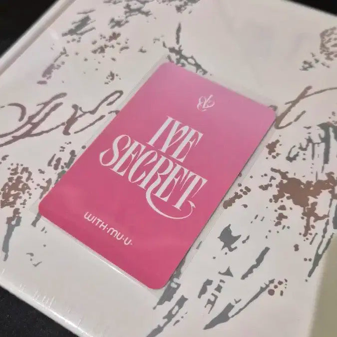 아이브 시크릿 특전 포토카드 가을 힌정반 위드뮤