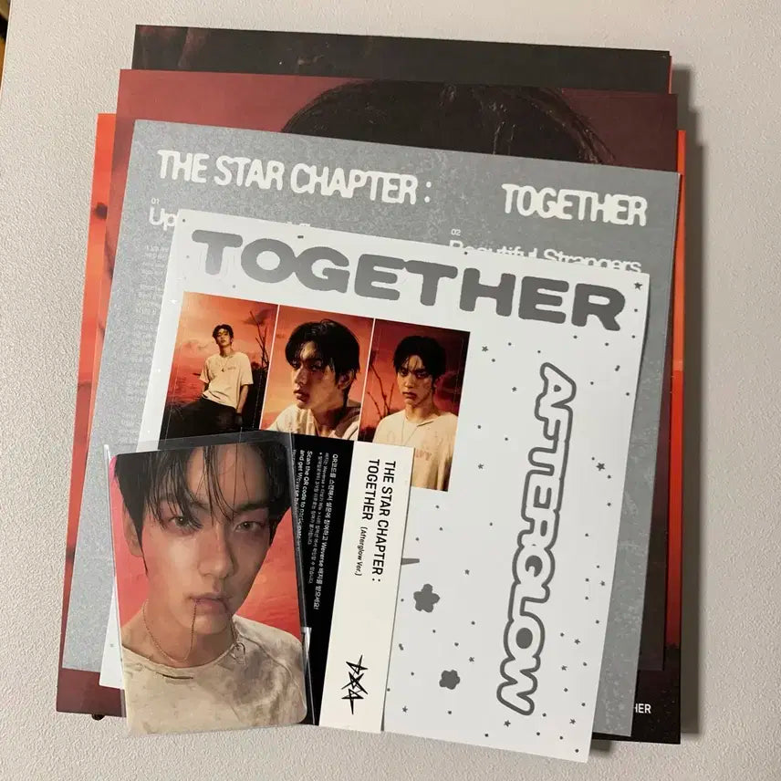 투바투 txt 투게더 애프터글로우 afterglow 수빈 버전 개봉 앨범