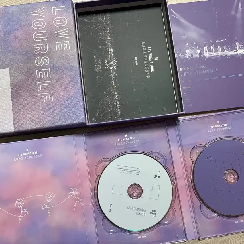 BTS 럽유얼셀프 뉴욕 DVD 포카X