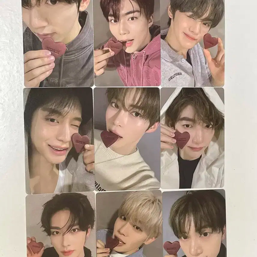 제로베이스원 로즈데이 쿠키 포카 세트