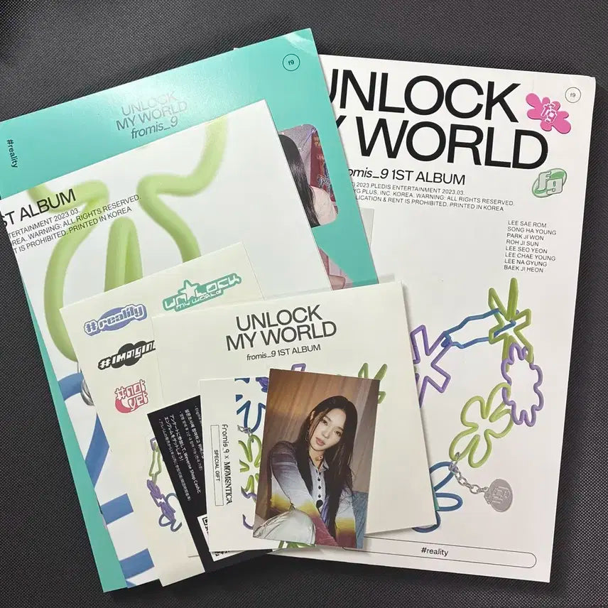 프로미스나인 Unlock My World 앨범 세트