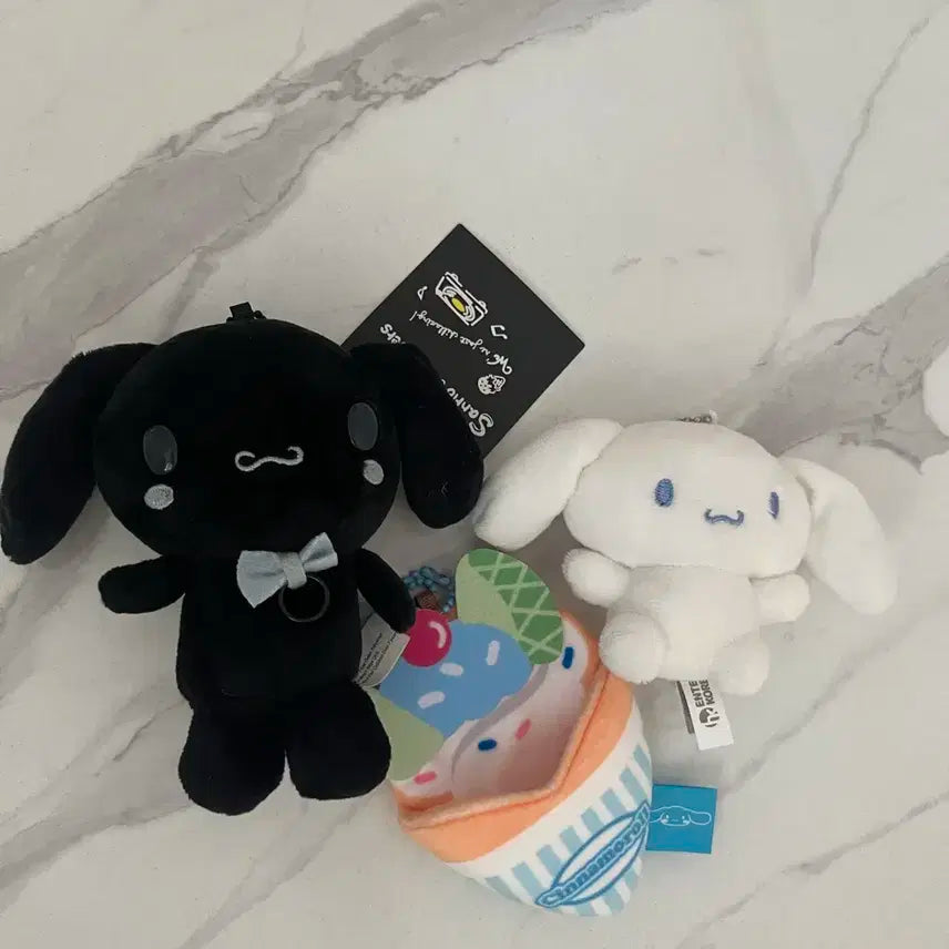 블랙시나모롤키링인형세트