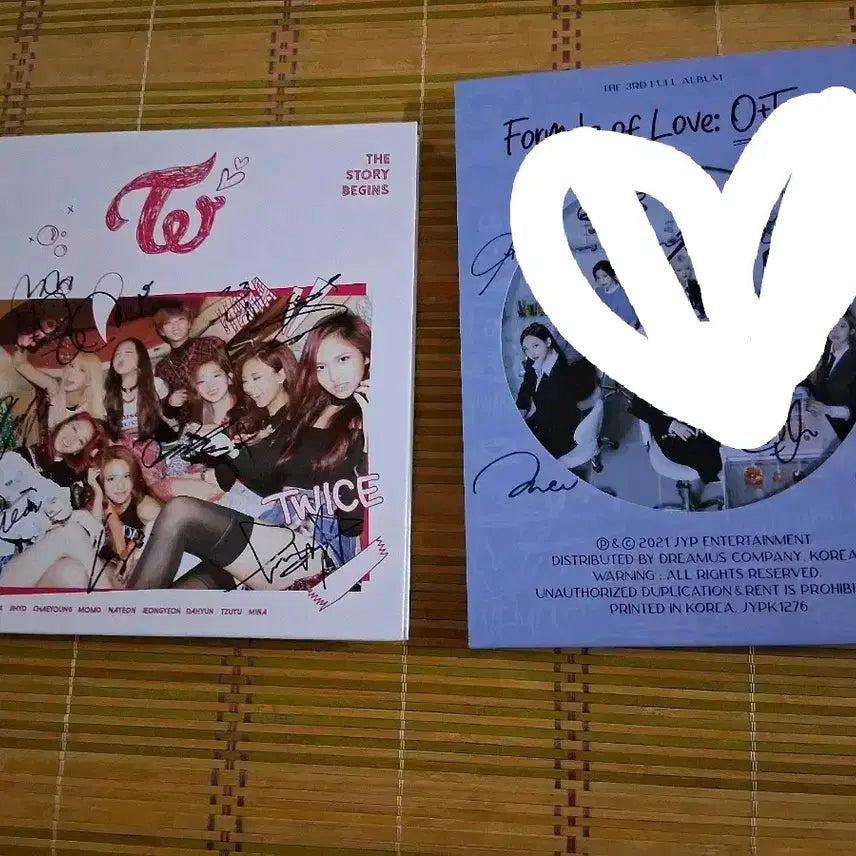 트와이스  Story Begins  싸인앨범