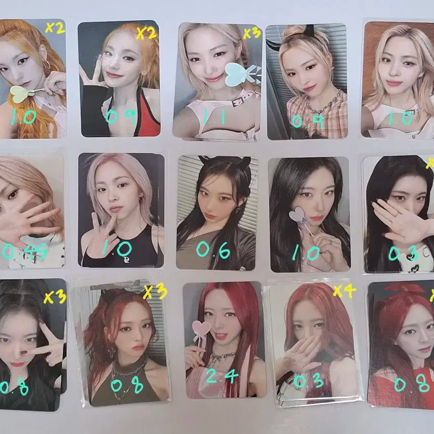 있지 본투비 특전 포카 미공포 예지 류진 채령 유나