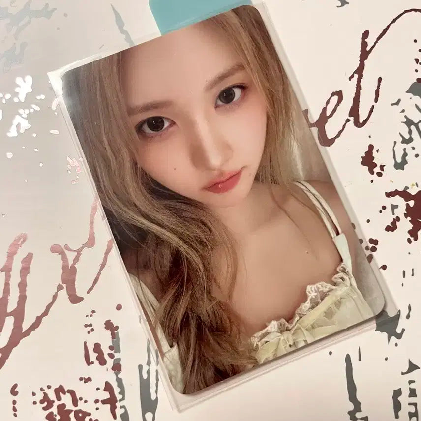 당일발송) 아이브 시크릿 가을 러브드 포카 앨포 분철 럭드 포토카드