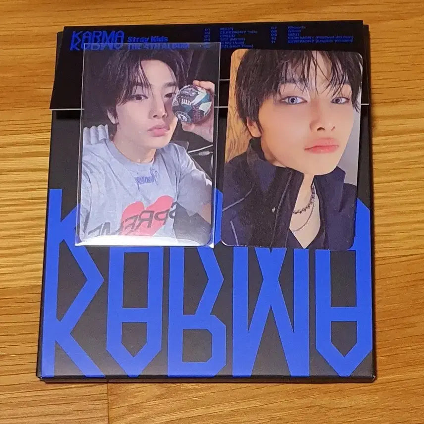 스키즈 카르마 KARMA 컴팩트버전 뮤직플랜트 특전 포카 세트