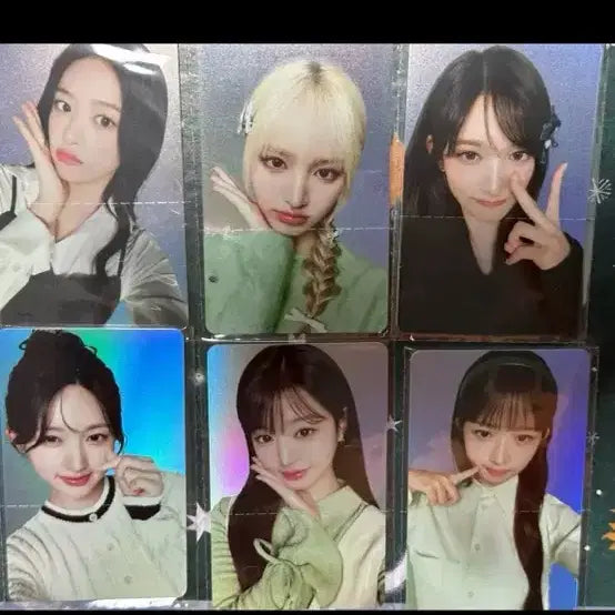 미개봉 파파존스 아이브 포카 8차 판매 6종 전원 증정 ive 포토카드