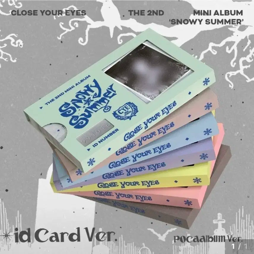 클로즈유어아이즈 Snowy Summer 미개봉 앨범 7장 1set