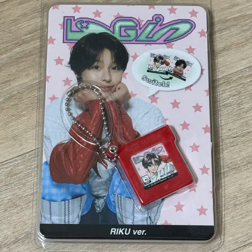 엔시티 위시 리쿠 로그인 키링 굿즈 md