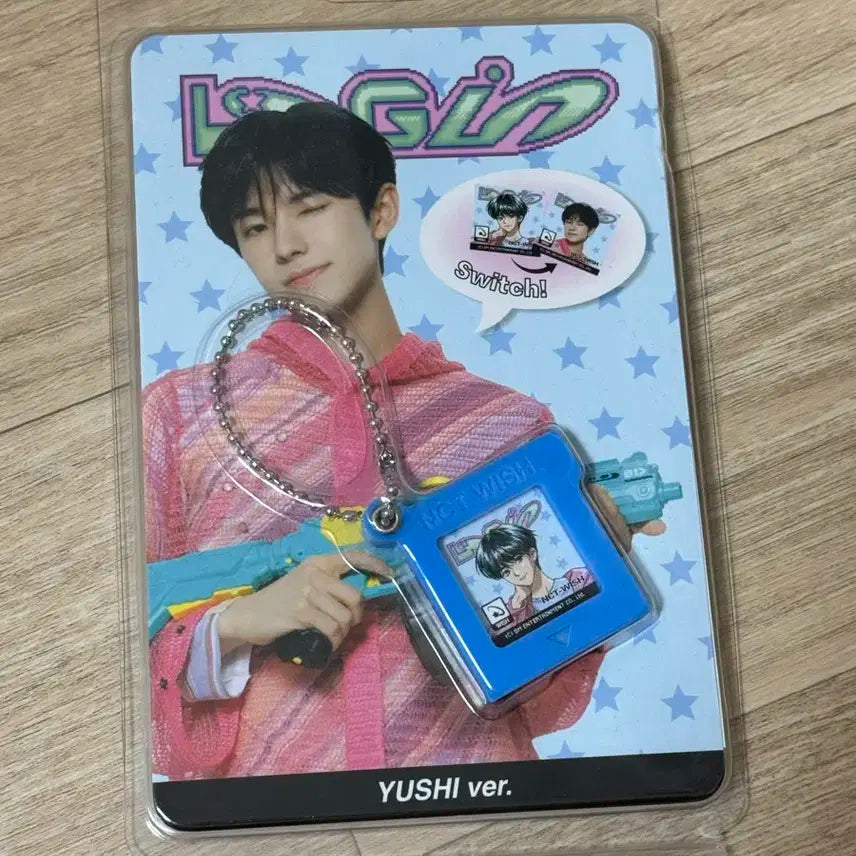 엔시티 위시 유우시 로그인 log in Md 키링
