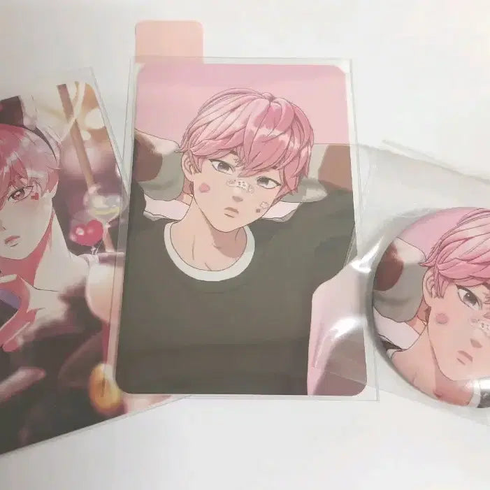 플레이브 xblush 밤비,은호(포카,뱃지) 일괄