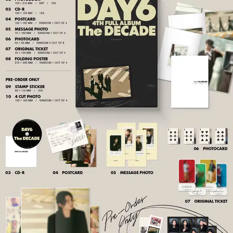 데이식스 the decade 앨범 일반