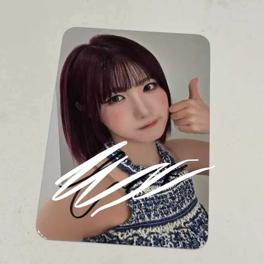 세이마이네임 히토미 사인 포토카드