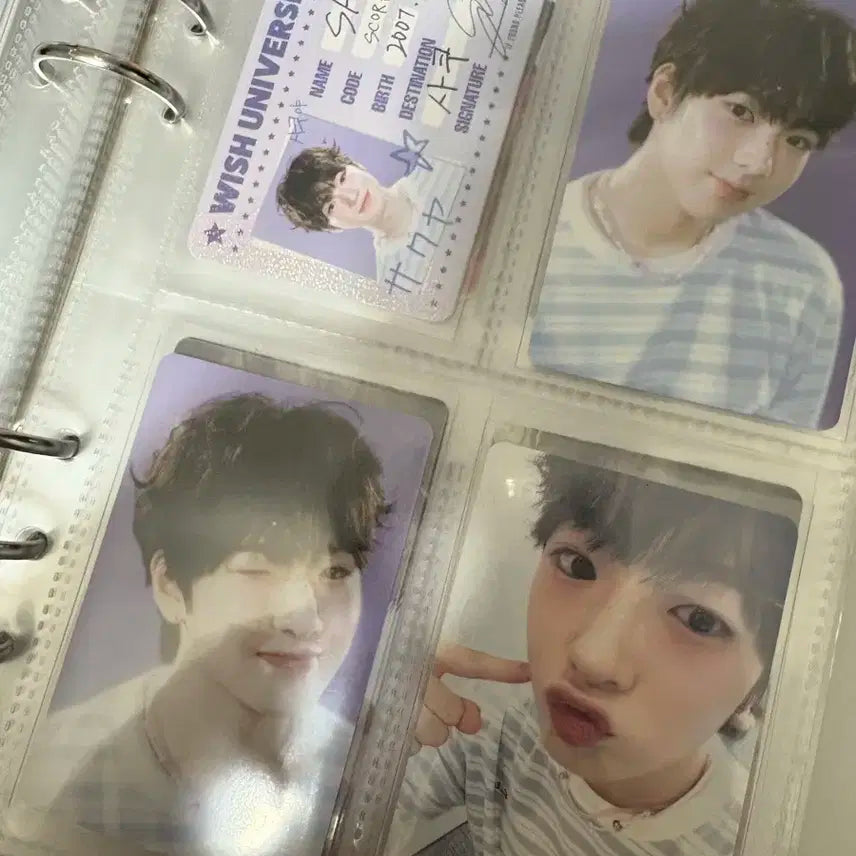 엔시티위시 사쿠야 시그 시즌그리팅 포카 일괄