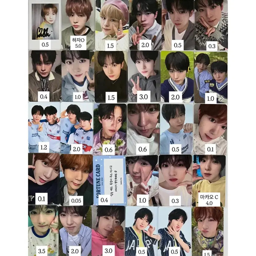 엔시티위시메이크스타상하이에버랜드트레카팝팝컬러유우시재희료사쿠야포카분철