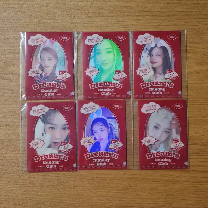 드림캐쳐 2023 시즌그리팅 선데이클럽 럭키 포토카드 일괄