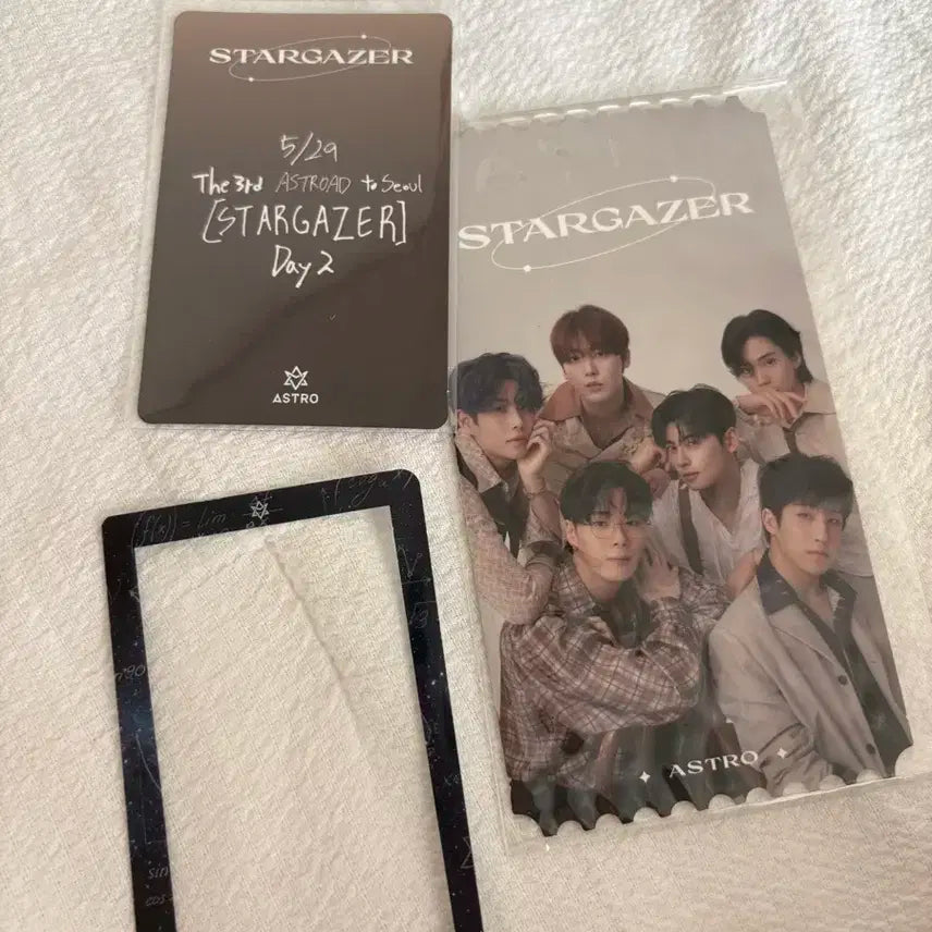아스트로 엠제이 스타게이저 막콘 퇴장포카 +포토티켓1장 팝니다