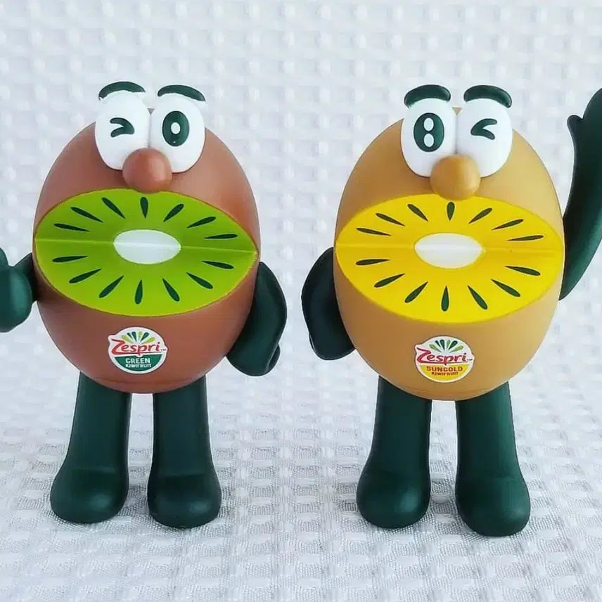 일본 제스프리 한정 키위 피규어 2025 골드 그린
