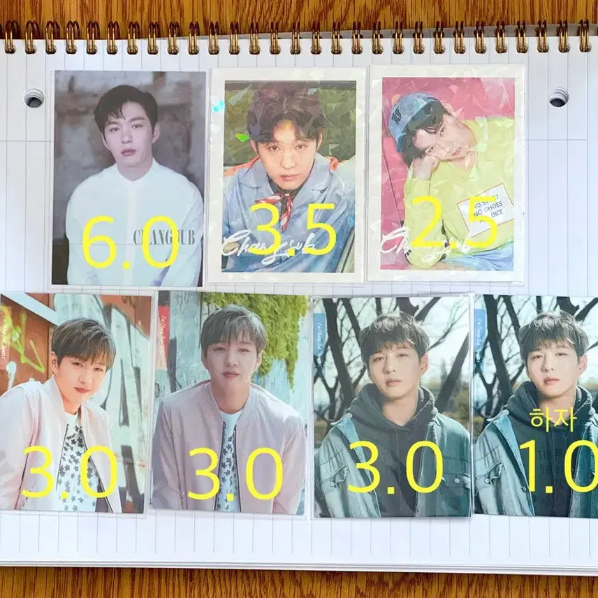 이창섭 앨범 포토카드 포카 일본 한정반 bpm brand LUV 미공포