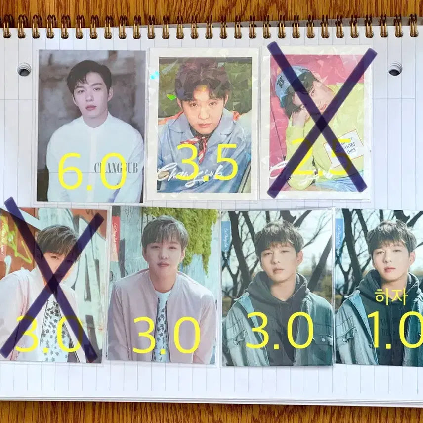 이창섭 앨범 포토카드 포카 일본 한정반 bpm brand LUV 미공포