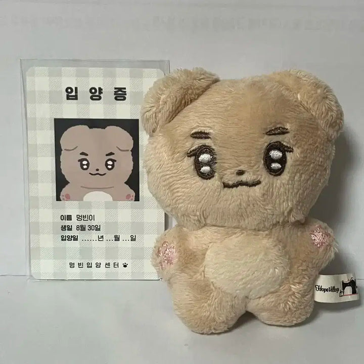 (급처)제로베이스원 김규빈 인형 멍빈이