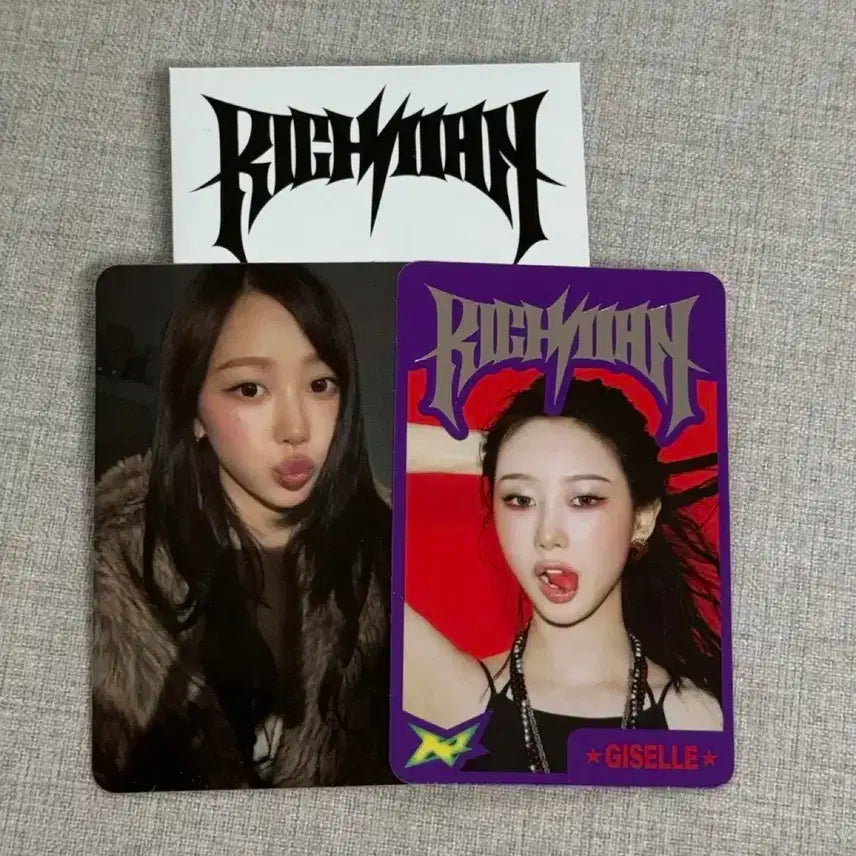 에스파 리치맨 위크팝업 트레카 포카 지젤 양도