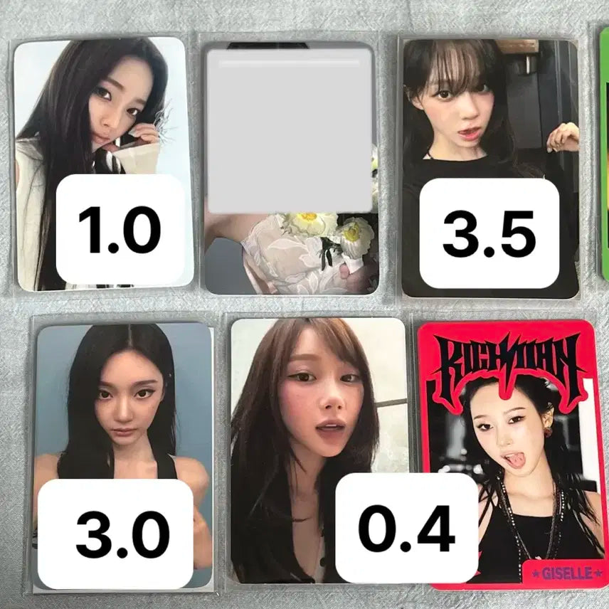 에스파 리치맨 팝업 엠디 5만원 10만원 특전 티셔츠 트레카  닝닝 윈터