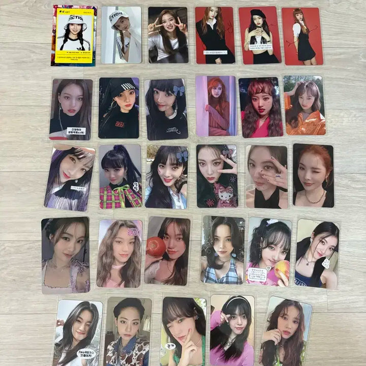 위키미키 포카 엽서 포스터 등 일괄