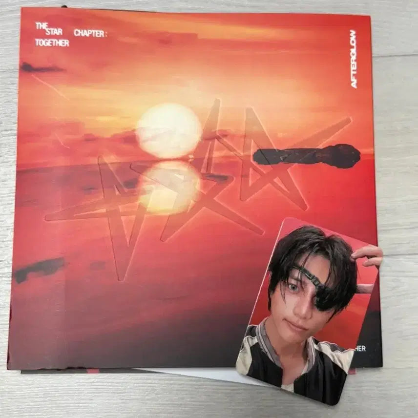 투모로우바이투게더 Afterglow 앨범 + 태현 포카