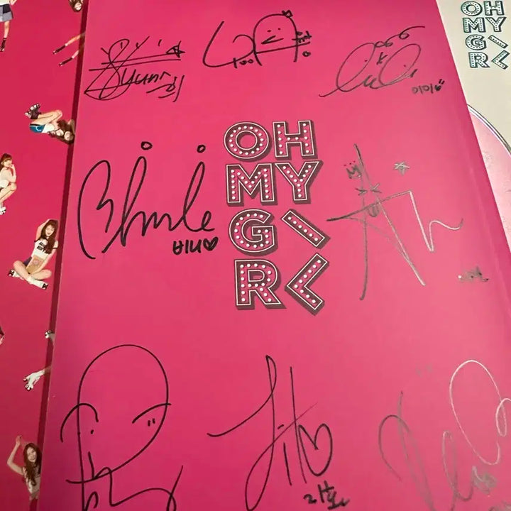 오마이걸 라이어라이어 핑크오션 친필싸인앨범 판매