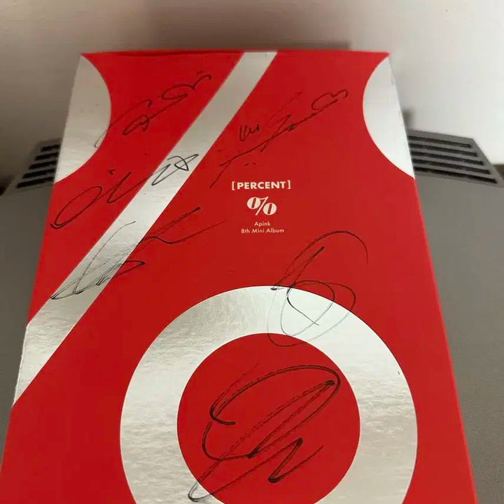 에이핑크 8th 미니앨범 퍼센트 (친필싸인)