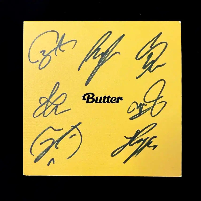 BTS Butter 싸인 앨범