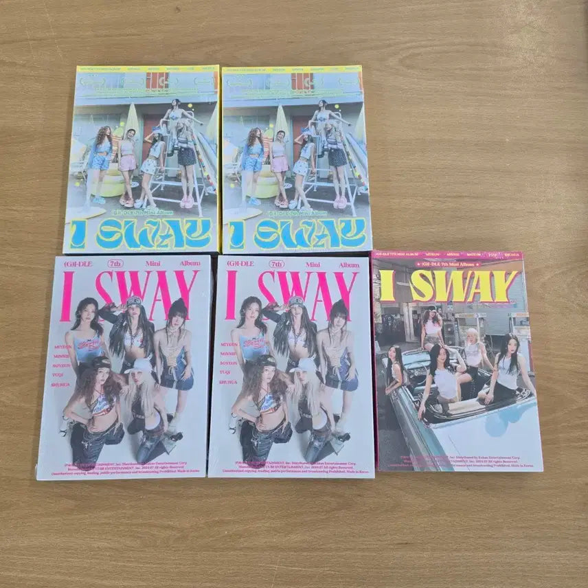 여자아이들 isway 미개봉 앨범 버전선택