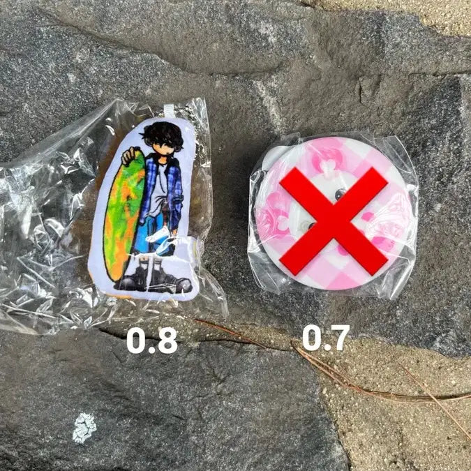 위시 컬러 팝업 쿠션 키링 미개봉