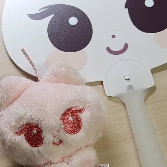 (설명필독)에스파 지젤 인형 핑크 젤냥 젤냥이 8cm 키링형 키링