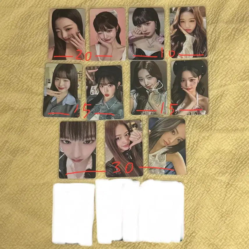 아이브 포카 미공포 럭드 양도