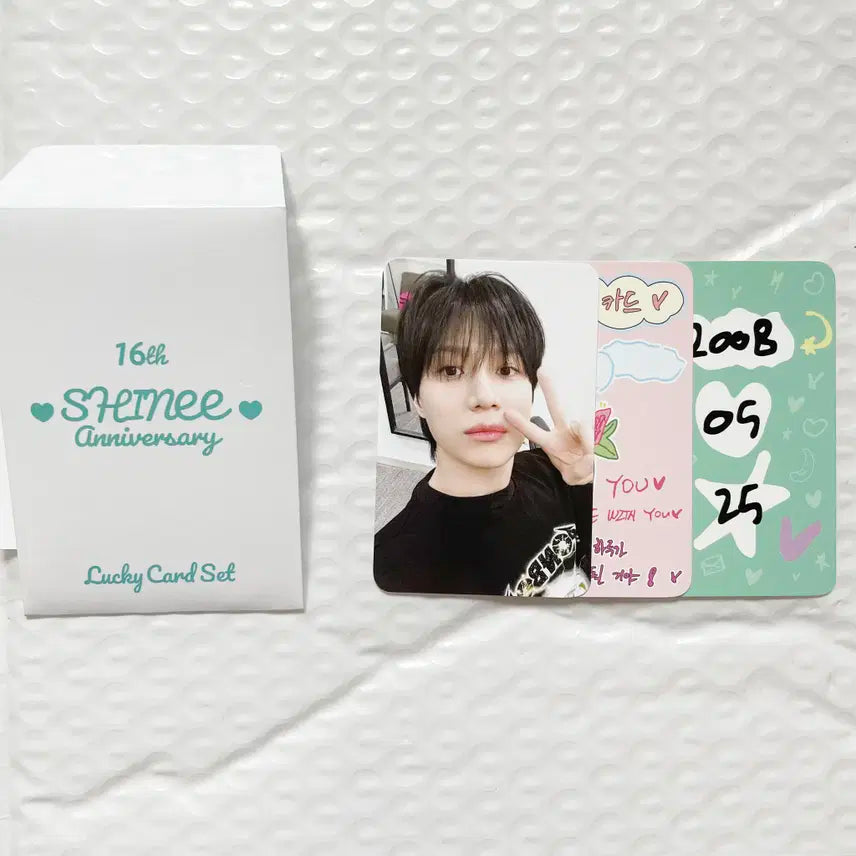 샤이니 16주년 태민 럭키카드 세트