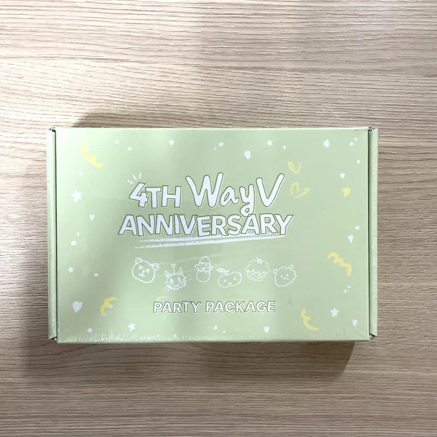 웨이션브이 샤오준 4주년기념 파티패키지 포토카드 미개봉 새상품