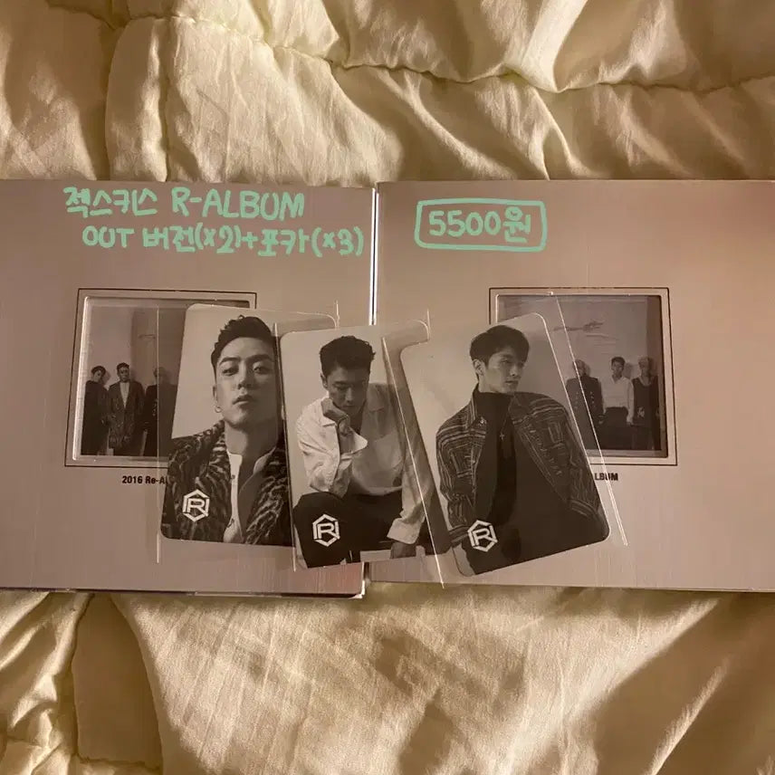 젝스키스 Re-ALBUM Out 버전 2개 + 포카 3장