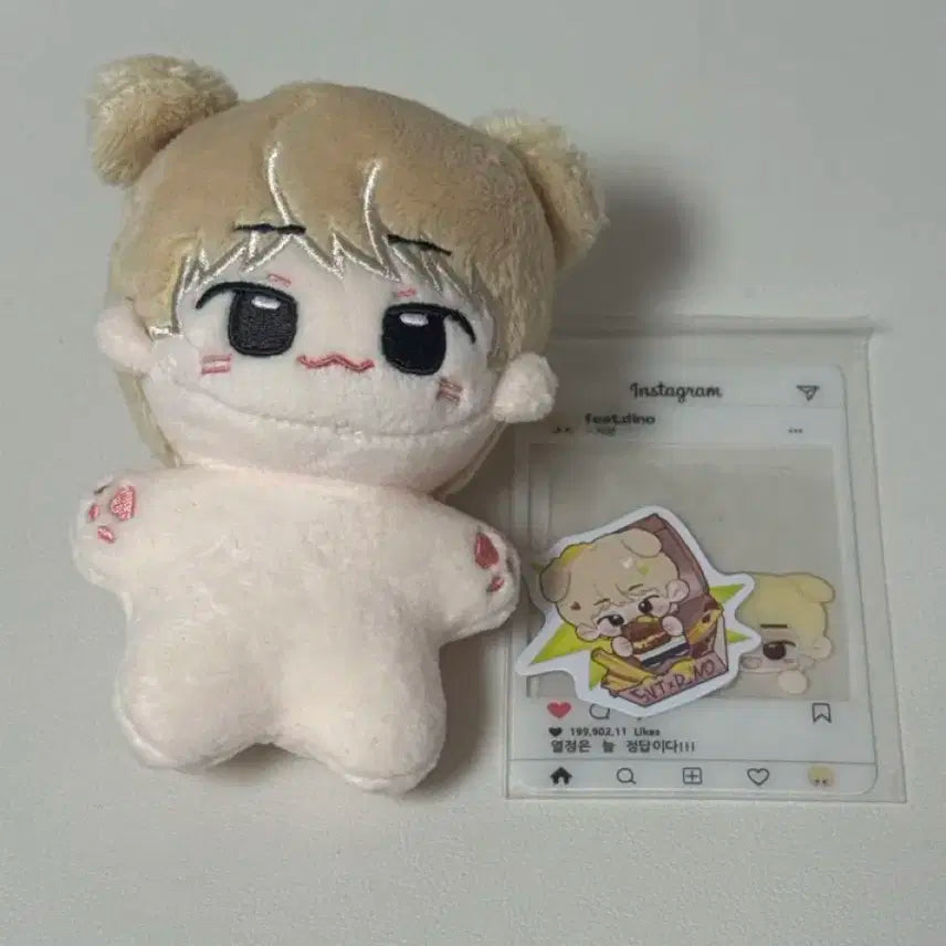 멍멍찬 양도 세븐틴 디노 인형 세븐틴인형 이찬인형 멍멍찬양도