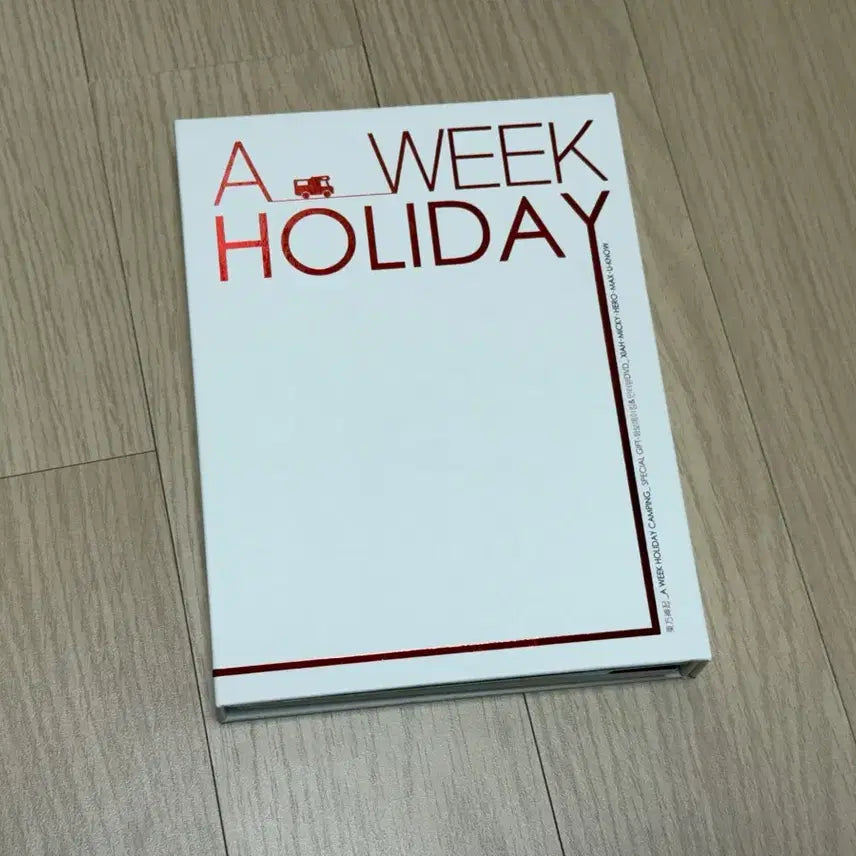 동방신기 A WEEK HOLIDAY 화보집 DVD