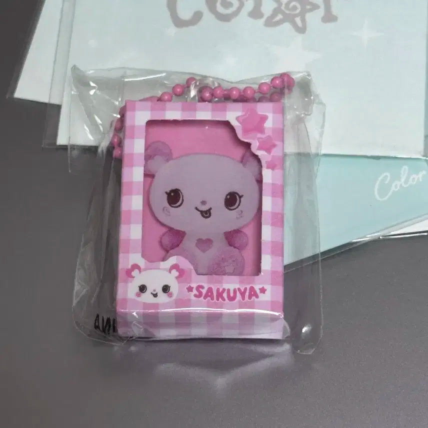 엔시티 위시 컬러 팝업 미니어처 키링 팡이