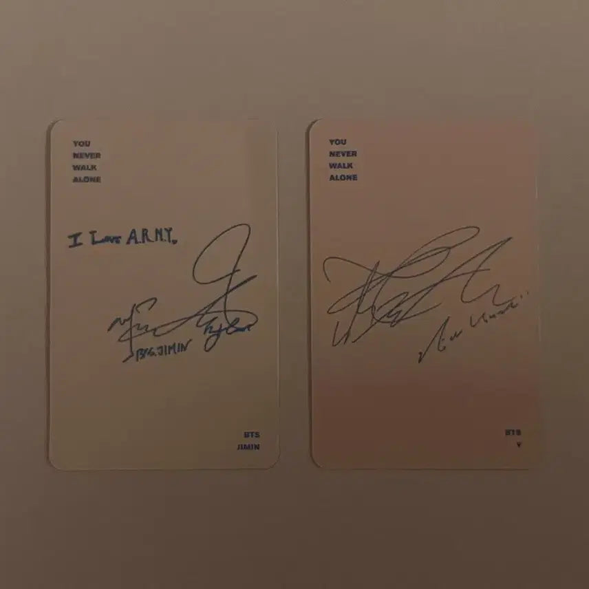 BTS 방탄소년단 지민/뷔 포토카드, 세트 일괄 판매