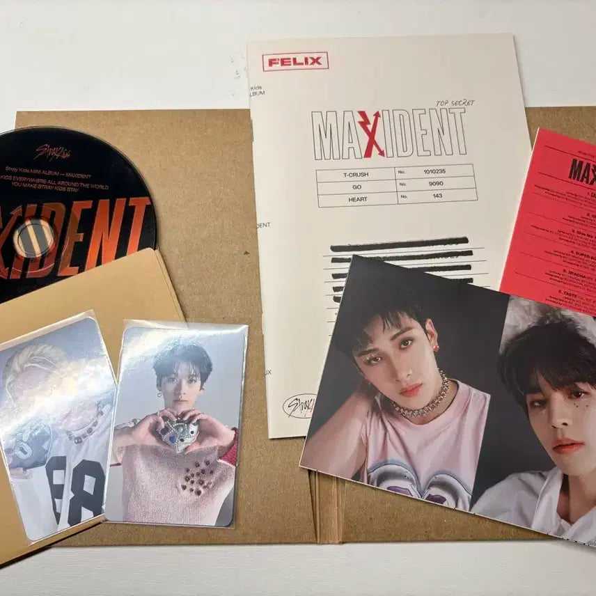 스트레이키즈 맥시던트 공개앨범 + 포토카드